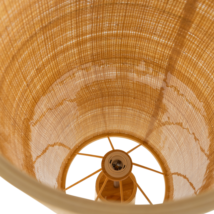 Lampa de podea Syro, 40 W, E27, rafie, natur, 130 x 30 x 30 cm, WOOOD 377813-N [5]