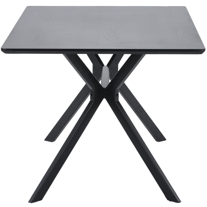 Masa dining Bruno, lemn, negru, 75 x 160 x 90 cm, WOOOD 377219-Z [3]
