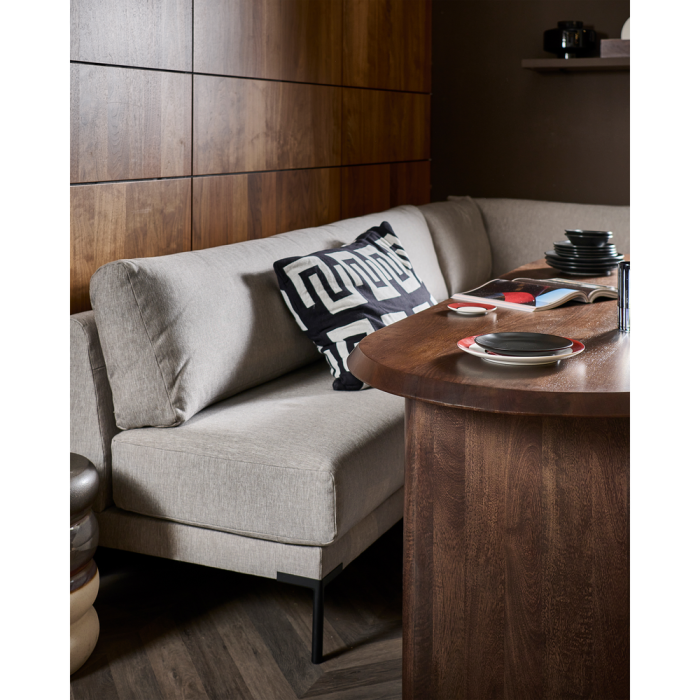 Masa dining Ellips, lemn de mango, nuc, 75 x 240 x 90 cm, vtwonen 400481-W [3]