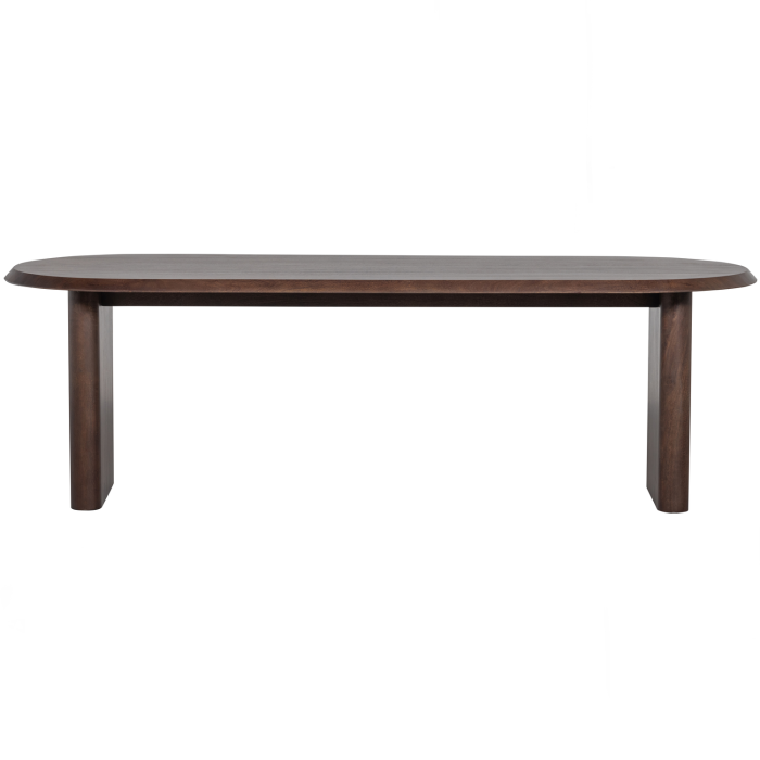 Masa dining Ellips, lemn de mango, nuc, 75 x 240 x 90 cm, vtwonen 400481-W [4]