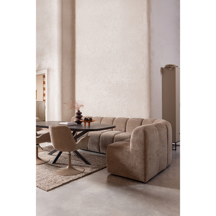 Masa dining extensibila Arros, MDF, negru, 75 x 220 x 90 cm, WOOOD 377506-Z [3]