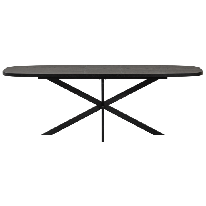 Masa dining extensibila Arros, MDF, negru, 75 x 220 x 90 cm, WOOOD 377506-Z [4]