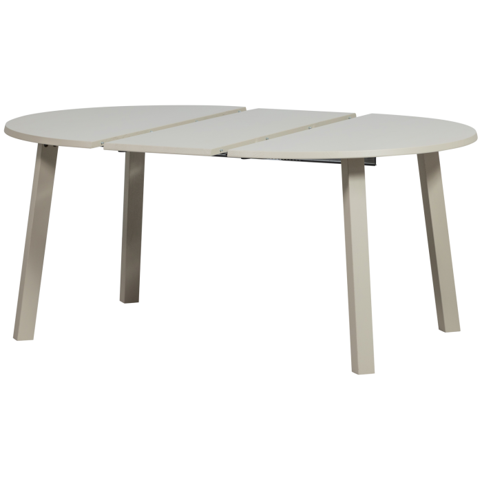 Masa dining extensibila Janne, lemn de stejar, gri Dakar, 75 x 120 x 120 cm, WOOOD 373786-DG [10]