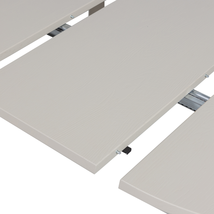 Masa dining extensibila Janne, lemn de stejar, gri Dakar, 75 x 120 x 120 cm, WOOOD 373786-DG [11]