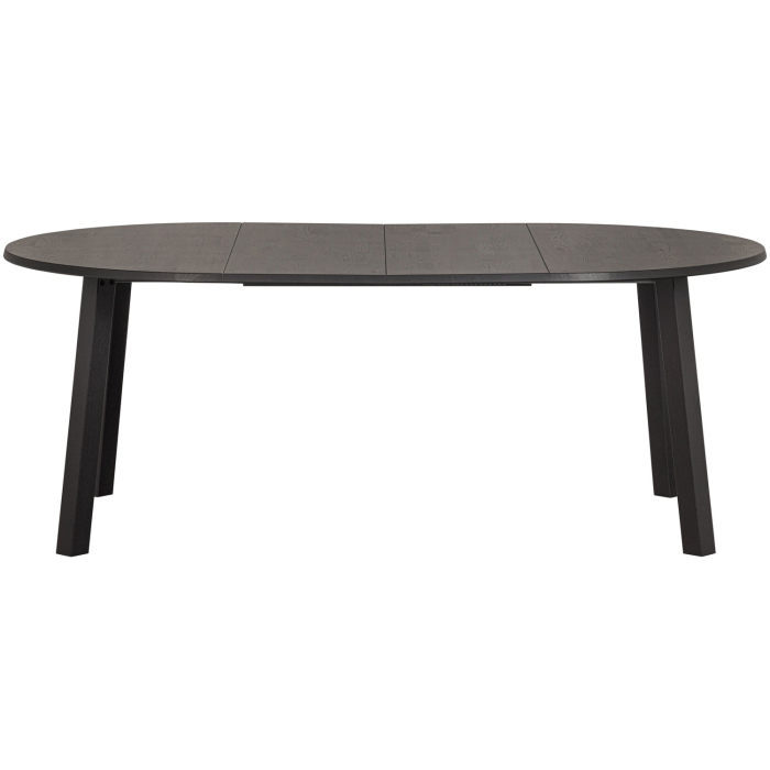 Masa dining extensibila Lange Jan Ø, lemn de stejar, negru intens, 75 x 120 x 120 cm, WOOOD 373786-Z [6]