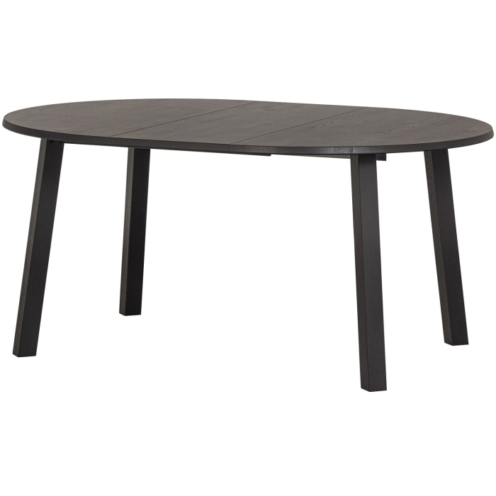 Masa dining extensibila Lange Jan Ø, lemn de stejar, negru intens, 75 x 120 x 120 cm, WOOOD 373786-Z [7]
