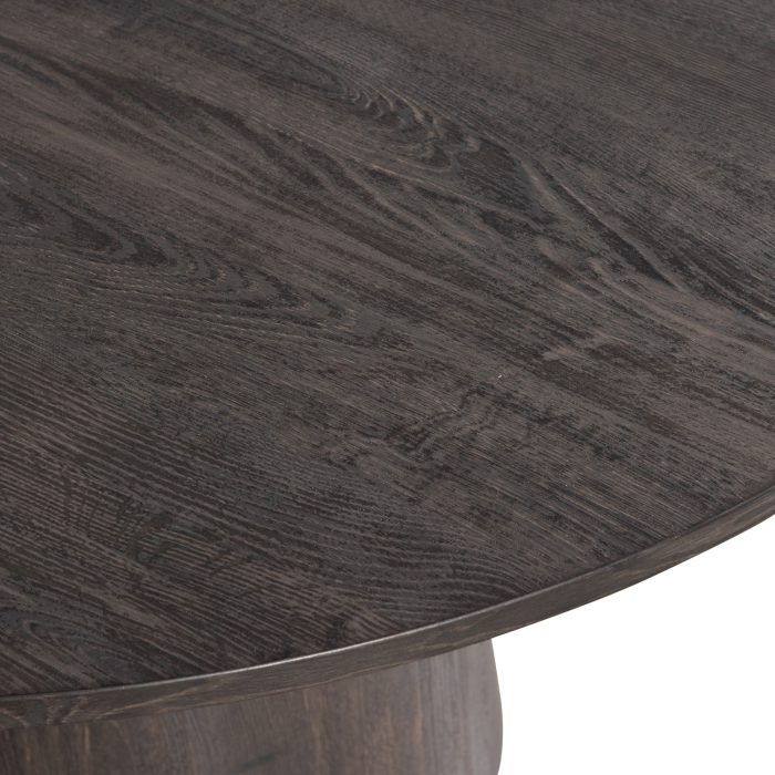 Masa dining Maan, MDF, maro inchis, 75 x 120 x 120 cm, WOOOD 374032-D [4]