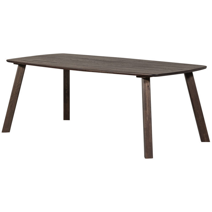 Masa dining Tablo, lemn de stejar, maro mystic, 74 x 220 x 100 cm, WOOOD 375100-MB [3]