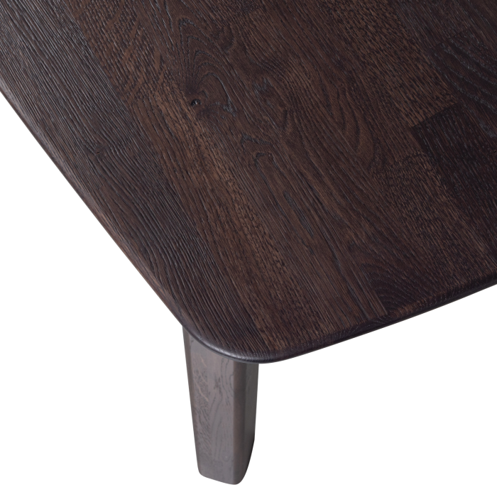 Masa dining Tablo, lemn de stejar, maro mystic, 74 x 220 x 100 cm, WOOOD 375100-MB [5]