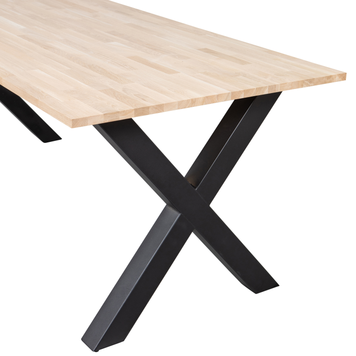 Masa dining Tablo, lemn de stejar, natur, 75 x 200 x 90 cm, WOOOD 376016-A [3]