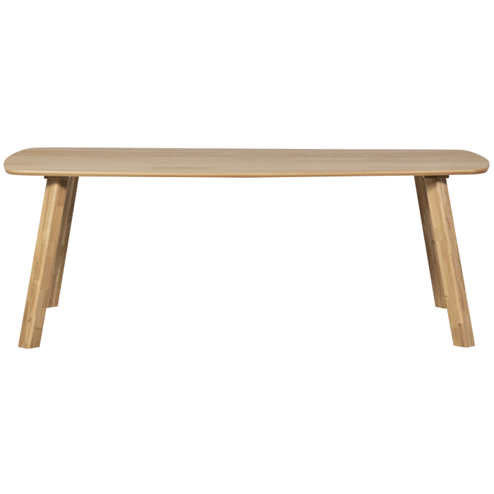 Masa dining Tablo, lemn de stejar, transparent, 74 x 180 x 100 cm, WOOOD 375097-TP [2]