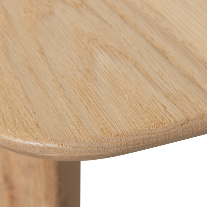 Masa dining Tablo, lemn de stejar, transparent, 74 x 220 x 100 cm, WOOOD 375098-TP [7]