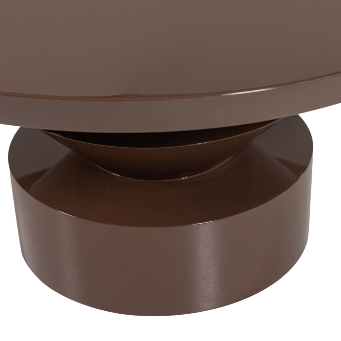 Masuta de cafea Auren, MDF, maro, 42 x 80 x 80 cm, WOOOD 377819-B [4]