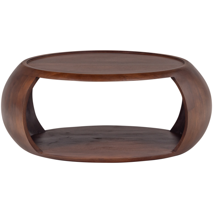 Masuta de cafea Cole, lemn de mango, maro, 36 x 72 x 72 cm, WOOOD 377537-B [3]
