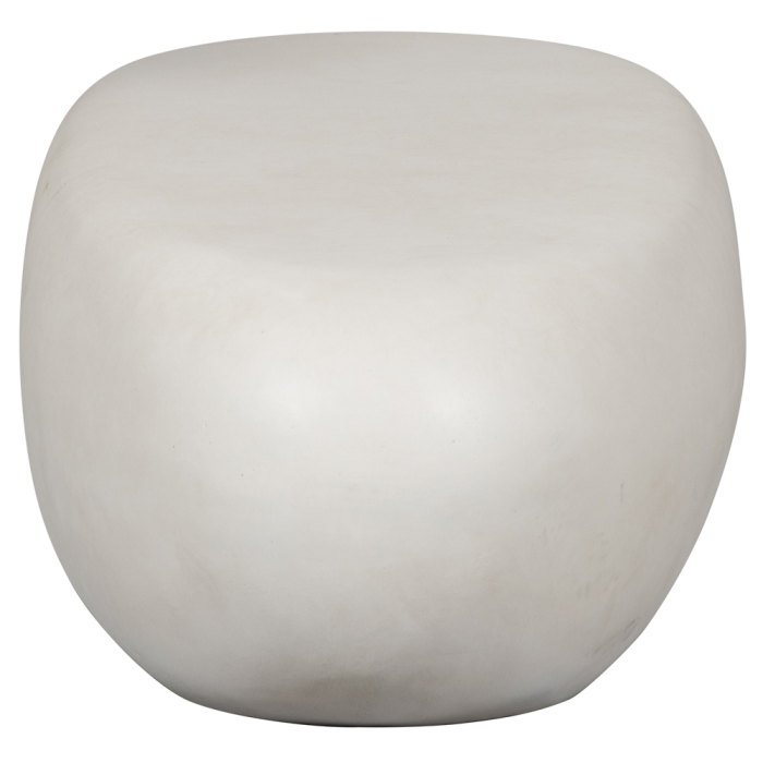 Masuta de cafea Pebble, argila armata cu fibra de sticla, alb, 28 x 100 x 43 cm, vtwonen 377515-W [5]