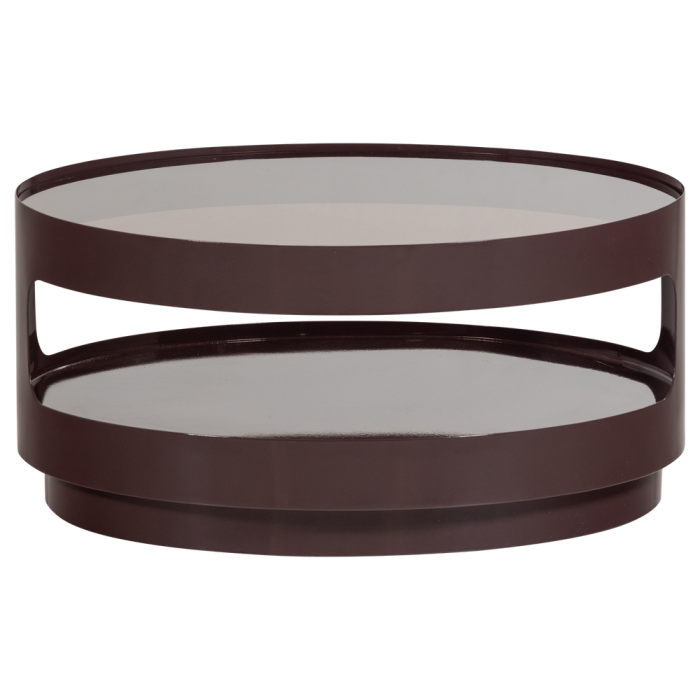 Masuta de cafea Sero, metal, maro, 32 x 70 x 70 cm, WOOOD 377934-B [4]