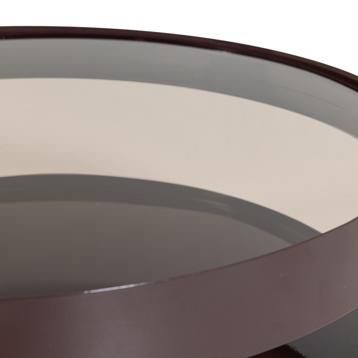 Masuta de cafea Sero, metal, maro, 32 x 70 x 70 cm, WOOOD 377934-B [7]