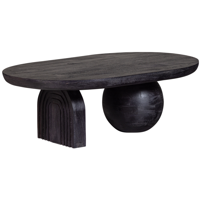 Masuta de cafea Steppe, lemn de mango, negru, 38 x 110 x 72 cm, WOOOD 373967-Z [6]