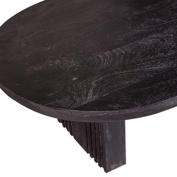 Masuta de cafea Steppe, lemn de mango, negru, 38 x 110 x 72 cm, WOOOD 373967-Z [7]