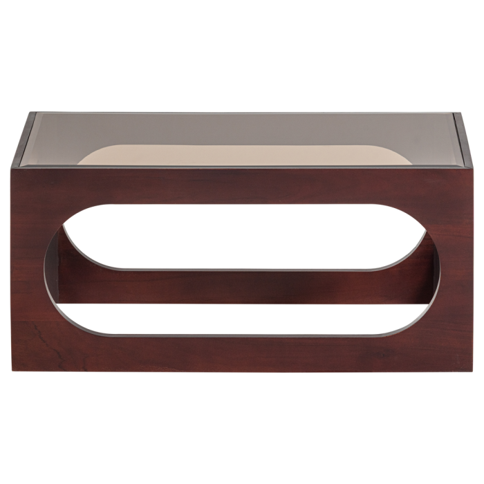 Masuta de cafea Trax, lemn de salcam, maro, 35 x 77 x 50 cm, WOOOD 377932-B [3]