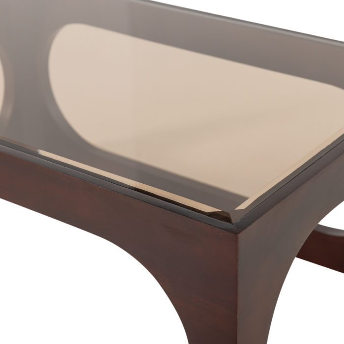 Masuta de cafea Trax, lemn de salcam, maro, 35 x 77 x 50 cm, WOOOD 377932-B [4]