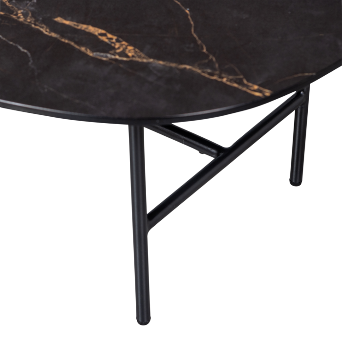 Masuta de cafea Vajen, portelan, negru, 34 x 80 x 60 cm, WOOOD 373987-Z [8]