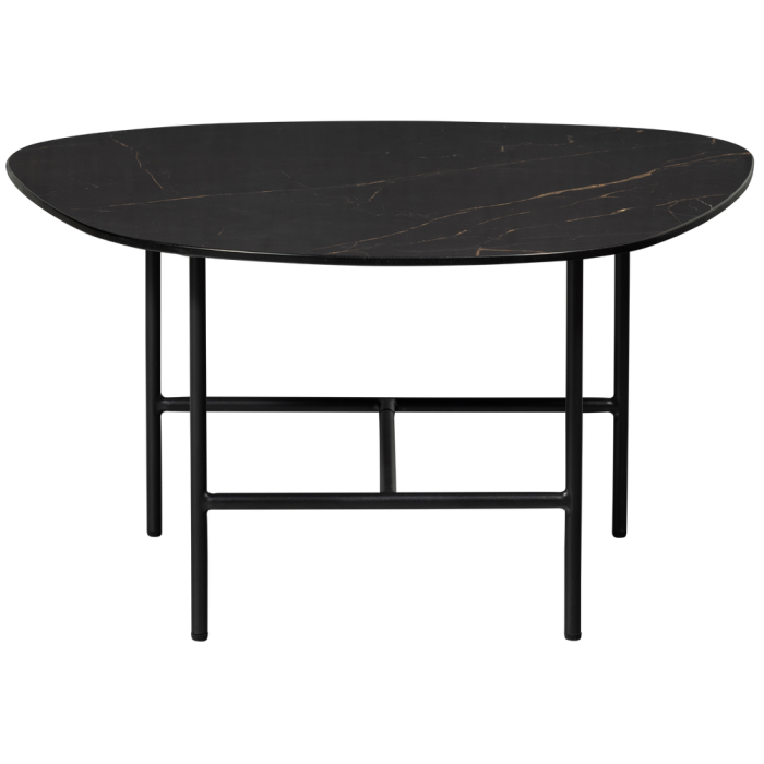 Masuta de cafea Vajen, portelan, negru, 38 x 70 x 70 cm, WOOOD 373988-Z [4]