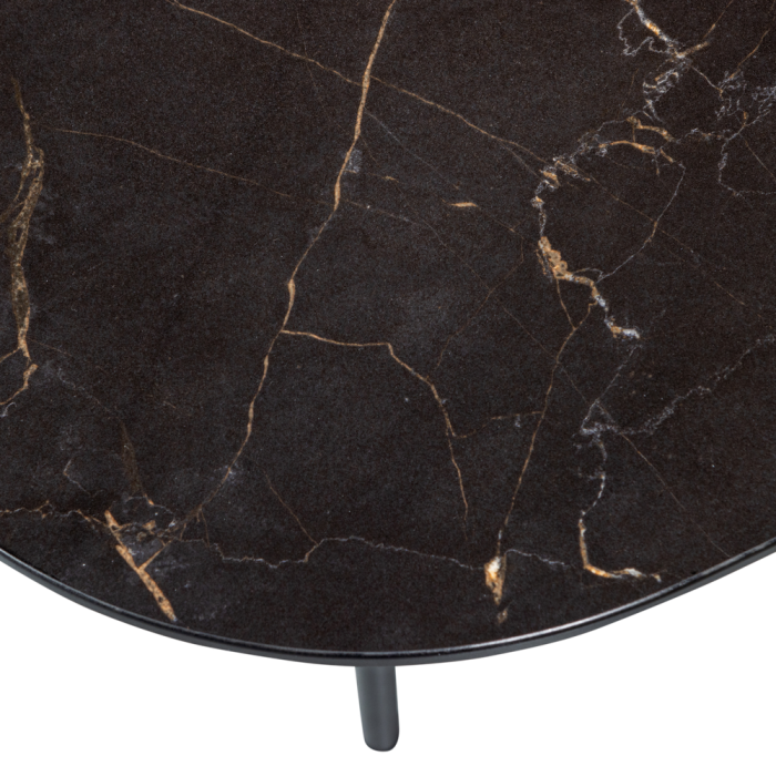 Masuta de cafea Vajen, portelan, negru, 38 x 70 x 70 cm, WOOOD 373988-Z [7]