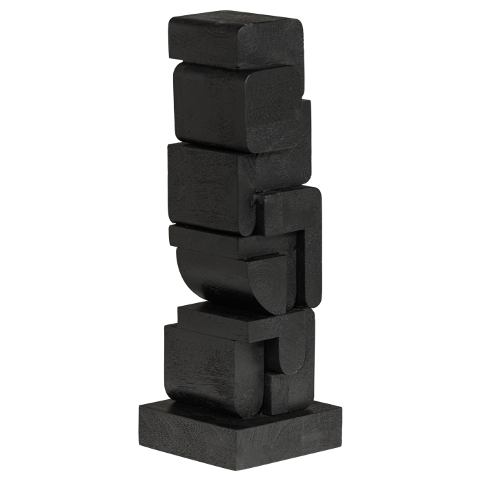 Ornament decorativ Isan, metal, negru, 53 x 18 x 18 cm, WOOOD 377941-Z [4]