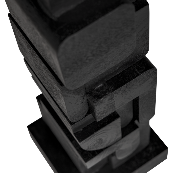 Ornament decorativ Isan, metal, negru, 53 x 18 x 18 cm, WOOOD 377941-Z [6]