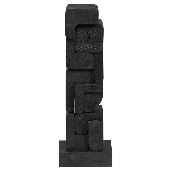 Ornament decorativ Isan, metal, negru, 53 x 18 x 18 cm, WOOOD 377941-Z [3]