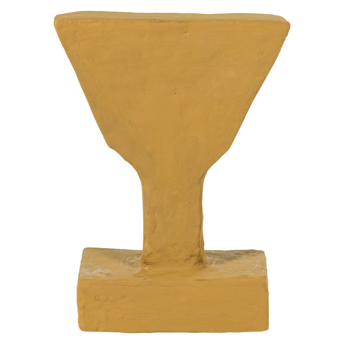 Ornament decorativ Olen, papier-mache, galben, 35 x 25 x 15 cm, WOOOD 377845-H [4]