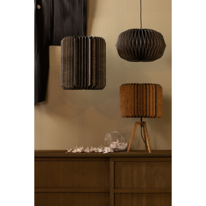 Pendul Bones, 11 W, E27, hartie, negru, 40 x 44 x 44 cm, WOOOD 801334-Z [3]