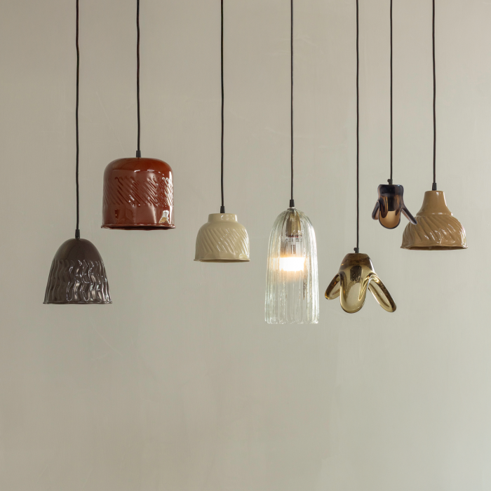 Pendul Elle, 9 W, E27, sticla, verde, 17 x 25 x 22 cm, WOOOD 377599-G [2]