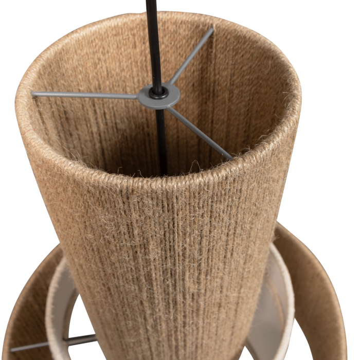 Pendul Pelle, 40 W, E27, lemn, natur, 56 x 38 x 38 cm, WOOOD 377365-N [4]