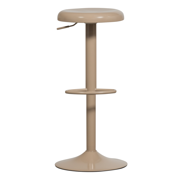 Scaun de bar Isaac, metal, nisipiu, 81 x 39 x 39 cm, WOOOD 377384-A [3]