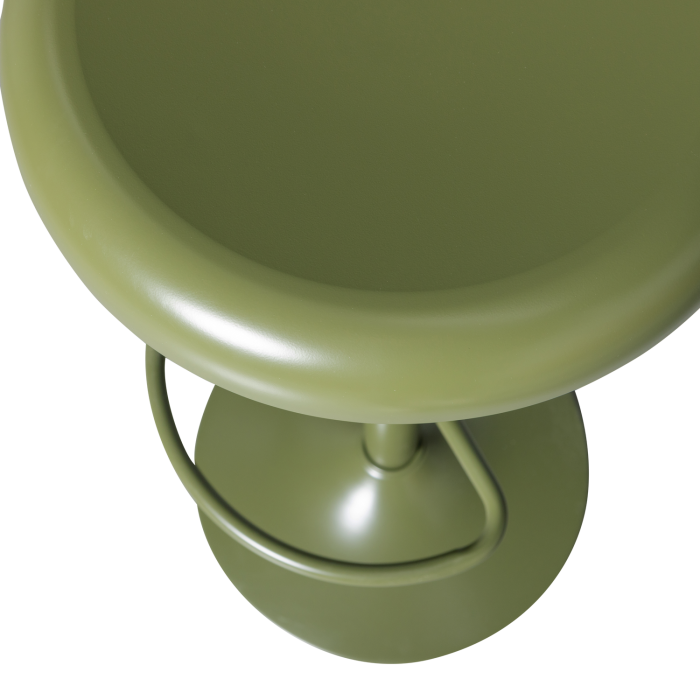 Scaun de bar Isaac, metal, verde cald, 81 x 39 x 39 cm, WOOOD 377384-G [6]