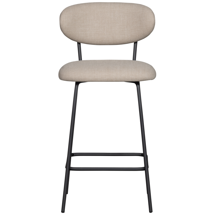 Scaun de bar Kjeld, tesatura, natur, 93 x 46 x 52 cm, WOOOD 374073-N [3]
