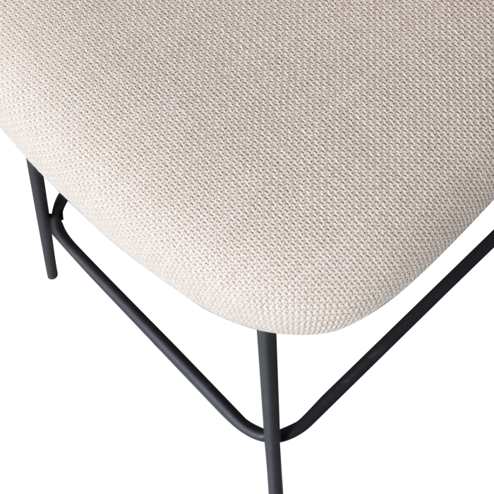 Scaun de bar Kjeld, tesatura, natur, 93 x 46 x 52 cm, WOOOD 374073-N [8]