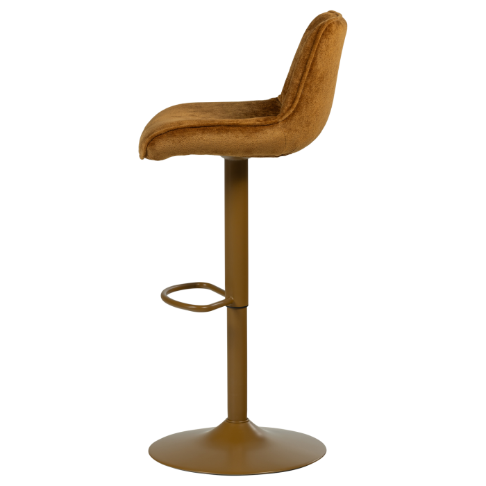 Scaun de bar Marten, chenille, caramel, 110 x 45 x 50 cm, WOOOD 377486-K [7]