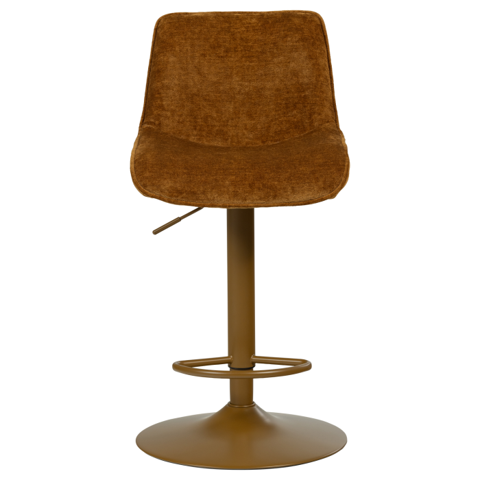 Scaun de bar Marten, chenille, caramel, 110 x 45 x 50 cm, WOOOD 377486-K [6]