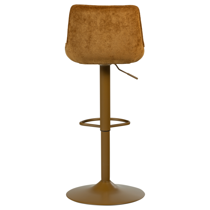 Scaun de bar Marten, chenille, caramel, 110 x 45 x 50 cm, WOOOD 377486-K [8]