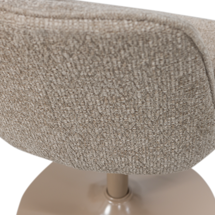 Scaun de bar Marten, poliester, nisipiu, 110 x 45 x 50 cm, WOOOD 377486-S [7]
