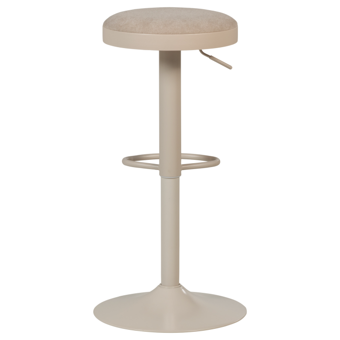 Scaun de bar Mevo, chenille, nisipiu, 82 x 42 x 42 cm, WOOOD 377972-Z [8]