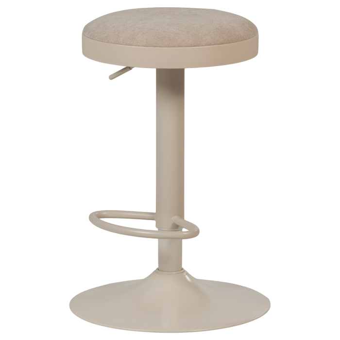 Scaun de bar Mevo, chenille, nisipiu, 82 x 42 x 42 cm, WOOOD 377972-Z [5]