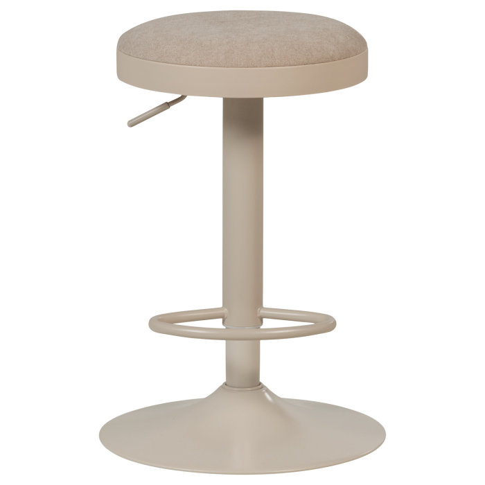 Scaun de bar Mevo, chenille, nisipiu, 82 x 42 x 42 cm, WOOOD 377972-Z [6]