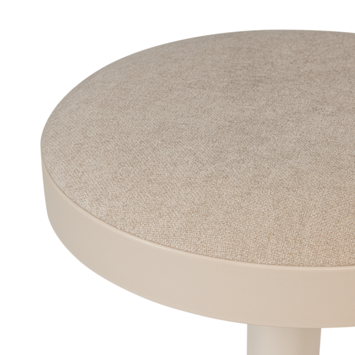 Scaun de bar Mevo, chenille, nisipiu, 82 x 42 x 42 cm, WOOOD 377972-Z [9]