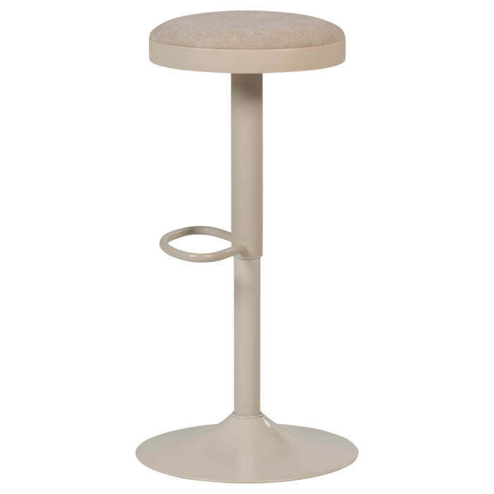 Scaun de bar Mevo, chenille, nisipiu, 82 x 42 x 42 cm, WOOOD 377972-Z [7]