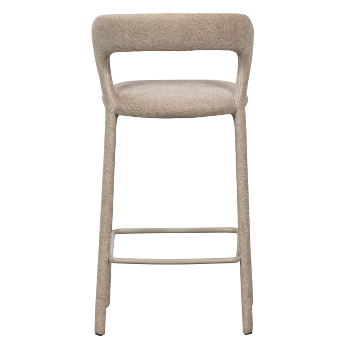 Scaun de bar Noble, poliester, nisipiu, 95 x 48 x 52 cm, WOOOD 377535-Z [6]