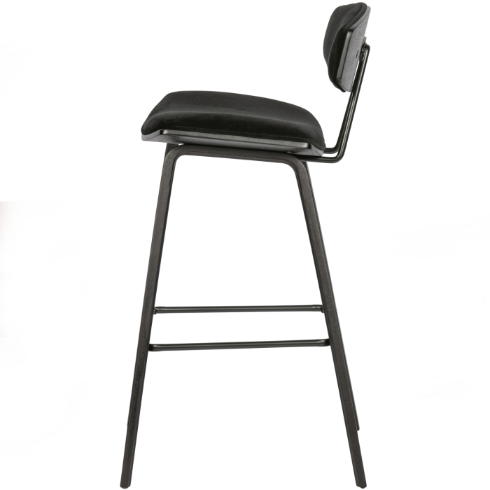 Scaun de bar Senn, poliester, negru, 91 x 42 x 48 cm, WOOOD 373310-Z [5]